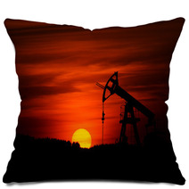 Oil Pump And Sunset Pillows 52937445