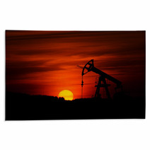Oil Pump And Sunset Rugs 52937445