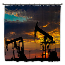 Oil Pumps. Oil Industry Equipment. Bath Decor 59544872