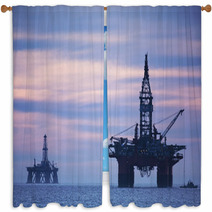 Oil Rig Window Curtains 22441370