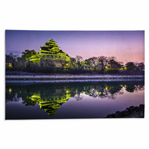 Okayama Castle In Okayama, Japan Rugs 61924862