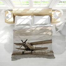 Old Airplane Bedding 62057371