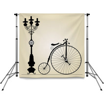 Old Bicycle Template With Space For Your Text Backdrops 42232490