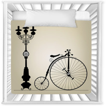 Old Bicycle Template With Space For Your Text Nursery Decor 42232490