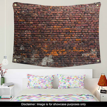 Old Brick Wall Wall Art 52155360