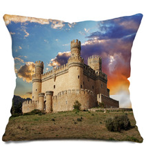 Old Castle In Span - Manzanares Pillows 63741987