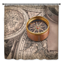 Old Compass Bath Decor 59240032