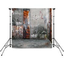 Old Cracked Or Grungy Room Backdrops 64349627