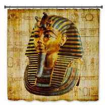Old Egyptian Papyrus Bath Decor 10137572