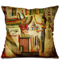 Old Egyptian Papyrus Pillows 22585727