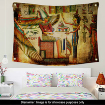 Old Egyptian Papyrus Wall Art 22585727