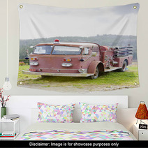 Old Fire Engine, Vermont, USA Wall Art 20740353