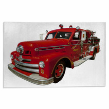 Old Firetruck Rugs 1106937