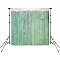 Old Green Wooden Wall Backdrops 64512307