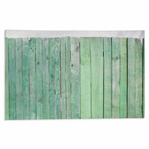Old Green Wooden Wall Rugs 64512307