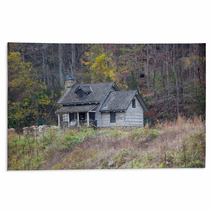 Old Log Cabin In The Woods Rugs 51193790