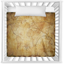 Old Nautical Treasure Map Background Nursery Decor 91501890