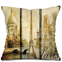 Old Paris - Vintage Collage Pillows 8410465