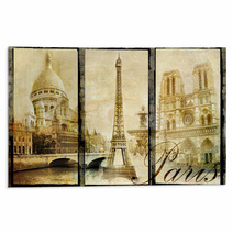 Old Paris - Vintage Collage Rugs 8410465