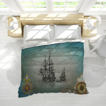 Old Pirate Map Bedding 91229237
