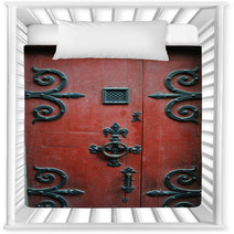 Old Red Door, Normandy, France Nursery Decor 27087362