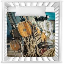 Old Sailing Ship - Tackle And Ropes Nursery Decor 65365872