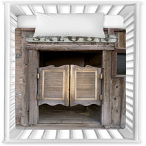 Old Western Swinging Saloon Doors With Sign Nursery Decor 8015542