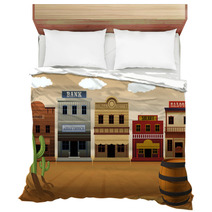 Old Western Town Bedding 61521292