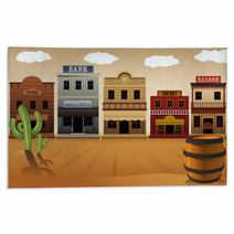 Old Western Town Rugs 61521292