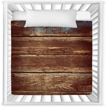 Old Wood Background - Vintage With Red And Yellow Colors. Nursery Decor 61347785