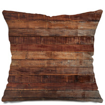 Old Wood Plank Texture Background Pillows 65792995