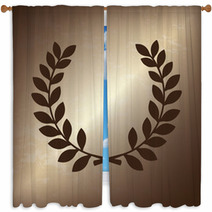 Olive Branch Window Curtains 52526044