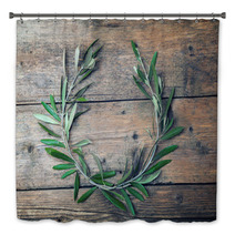 Olive Tree Wreath Bath Decor 63684398