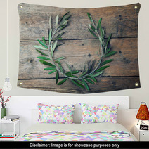 Olive Tree Wreath Wall Art 63684398