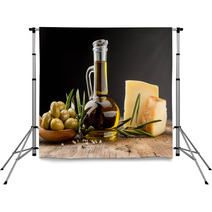 Olives Oil Green Olive Cheese Backdrops 67888719