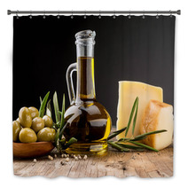 Olives Oil Green Olive Cheese Bath Decor 67888719