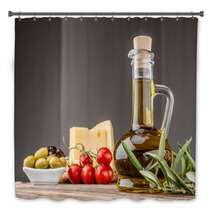 Olives Oil Green Olive Cheese Cherry Tomato Bath Decor 67888118