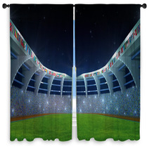Olympic Stadium Night Time Window Curtains 37923601
