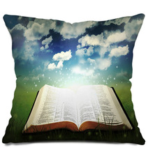Open Bible Glowing Pillows 36985188