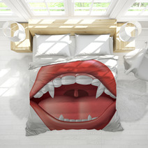 Open Mouth With Fangs Bedding 16182026