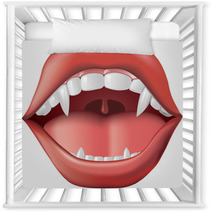 Open Mouth With Fangs Nursery Decor 16182026