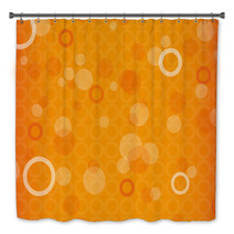 Orange Background Bath Decor 47541937