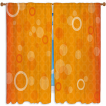 Orange Background Window Curtains 47541937