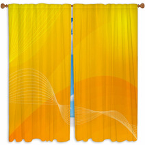 Orange Background Window Curtains 47541955