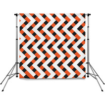 Orange Black And White Zig Zag Lines Pattern Background Design Backdrops 118447031