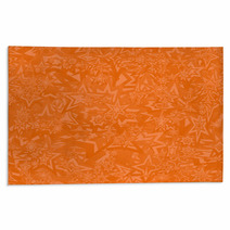 Orange Seamless Star Pattern Background Rugs 64249994