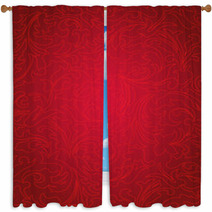 Oriental Chinese Pattern Background Window Curtains 67158577