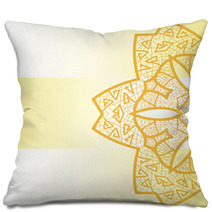 Oriental Mandala Motif Pillows 57950847