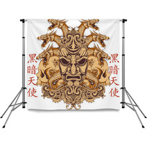 Oriental Mask Backdrops 51964634