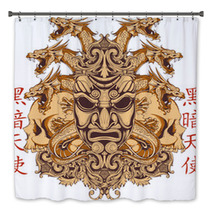 Oriental Mask Bath Decor 51964634